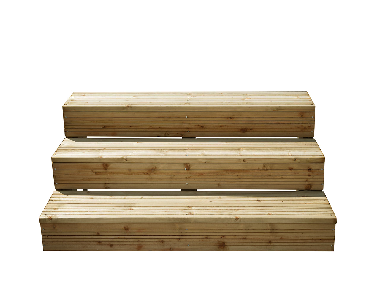 Kit adaptation escalier pour terrasse bois mobil-home | Clairval